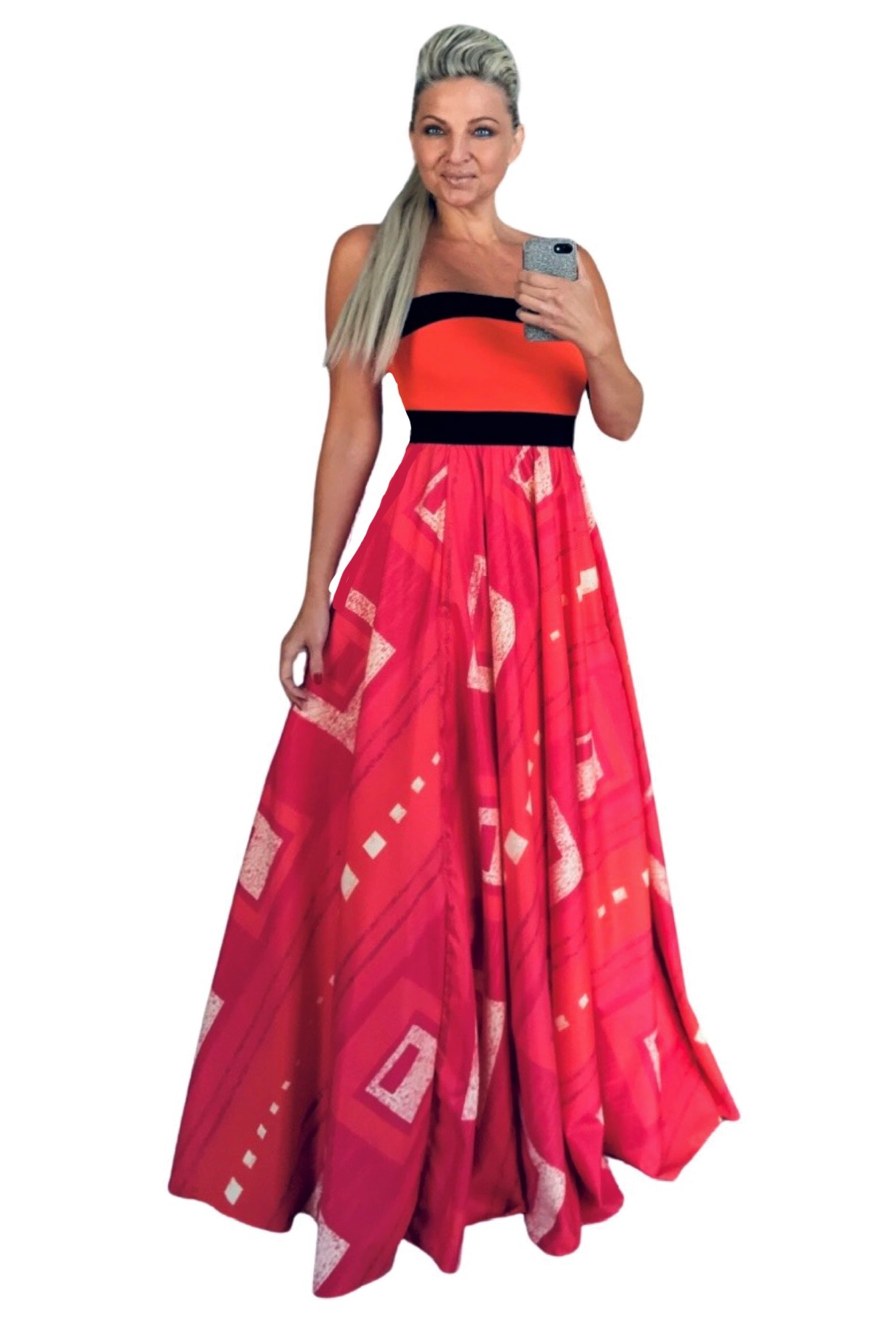 DLOUHÉ ŠATY - BOROS DR-L-RO 01